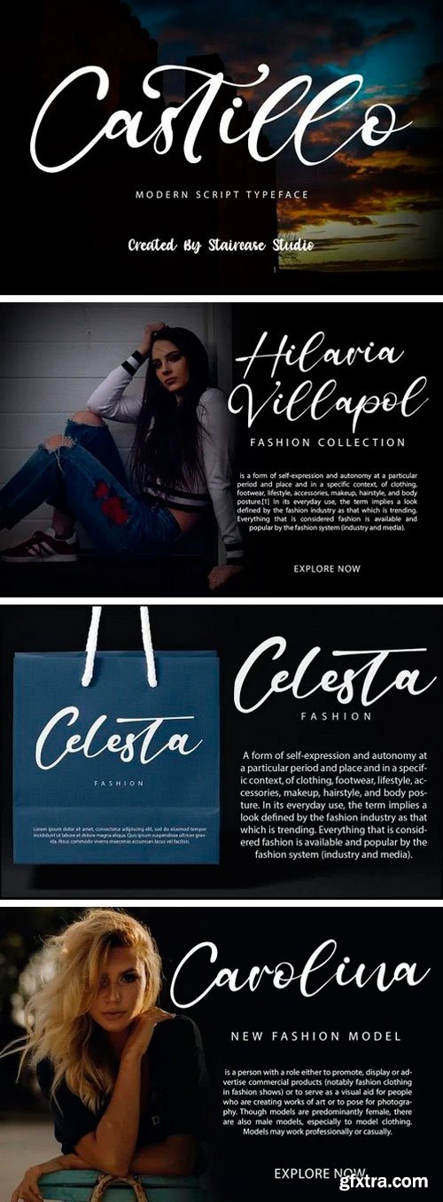 Castillo Script Font