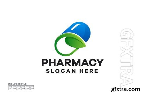 Pharmacy gradient logo design