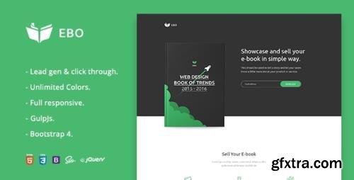 ThemeForest - Ebo v2.1 - Ebook Landing Page HTML Template - 20367567