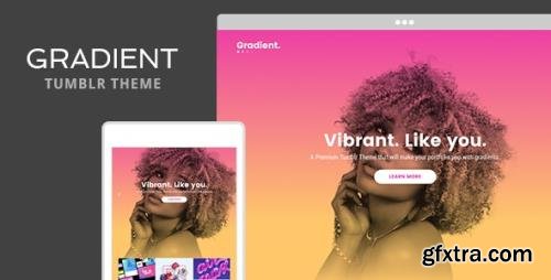 ThemeForest - Gradient v1.2 - Tumblr Theme - 19334255