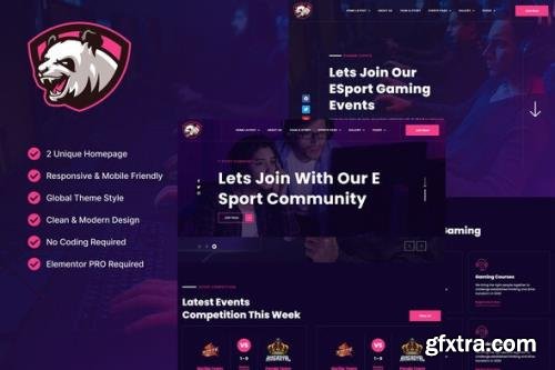 ThemeForest - Junio v1.0.0 - E-Sport Gaming Events Streamer Elementor Template Kit - 33778038