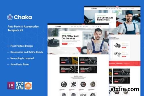 ThemeForest - Chakta v1.0.0 - Auto Parts Store & Accessories Elementor Template Kit - 33754795