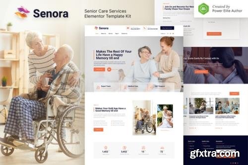 ThemeForest - Senora v1.0.0 - Senior Care Services Elementor Template Kit - 33786663