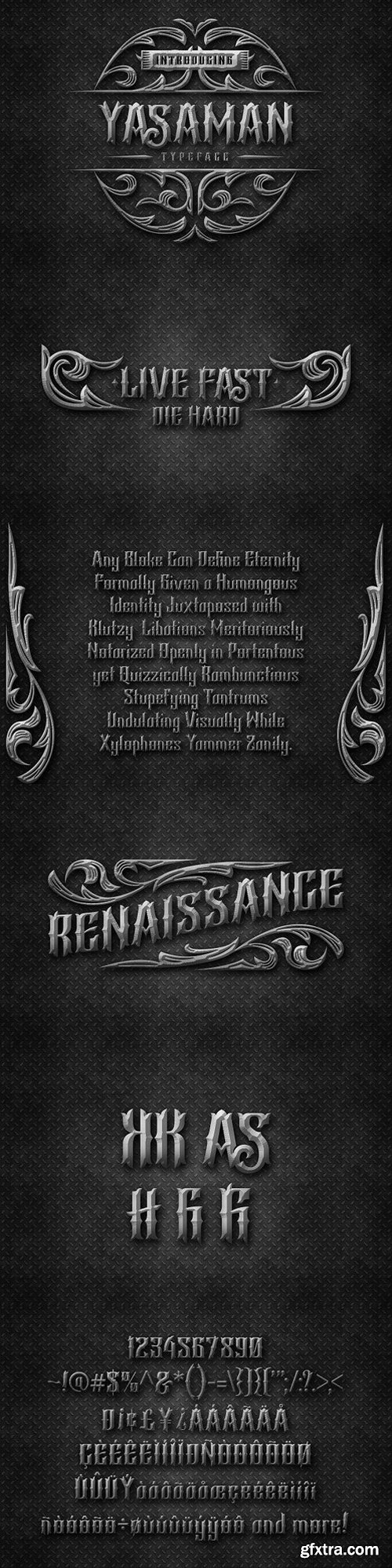 Yasaman display font