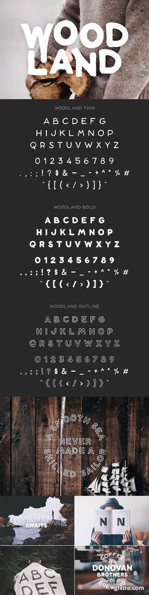 Woodland Font