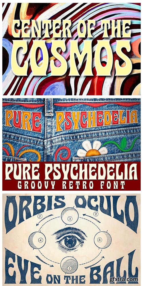 CM - Pure Psychedelia Font 5833702