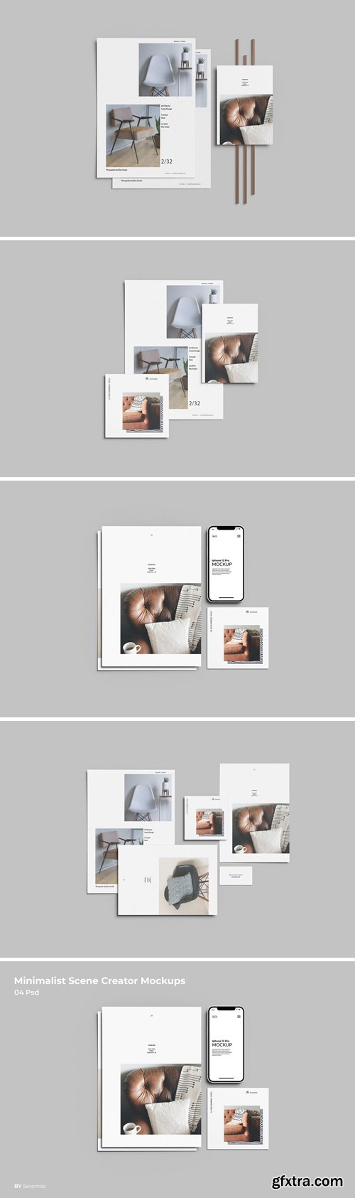 Minimalist Scene Creator Mockups