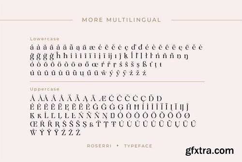 Roserri - Modern Ligature Serif