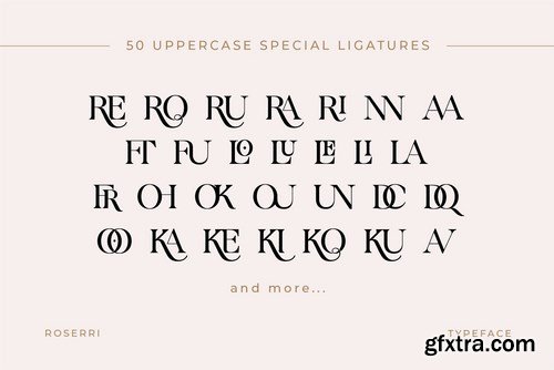 Roserri - Modern Ligature Serif