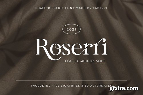 Roserri - Modern Ligature Serif