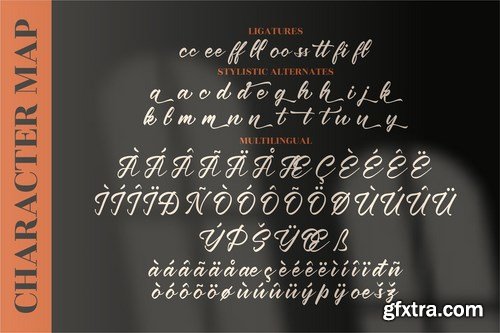 Krakatau Mountain Modern Script