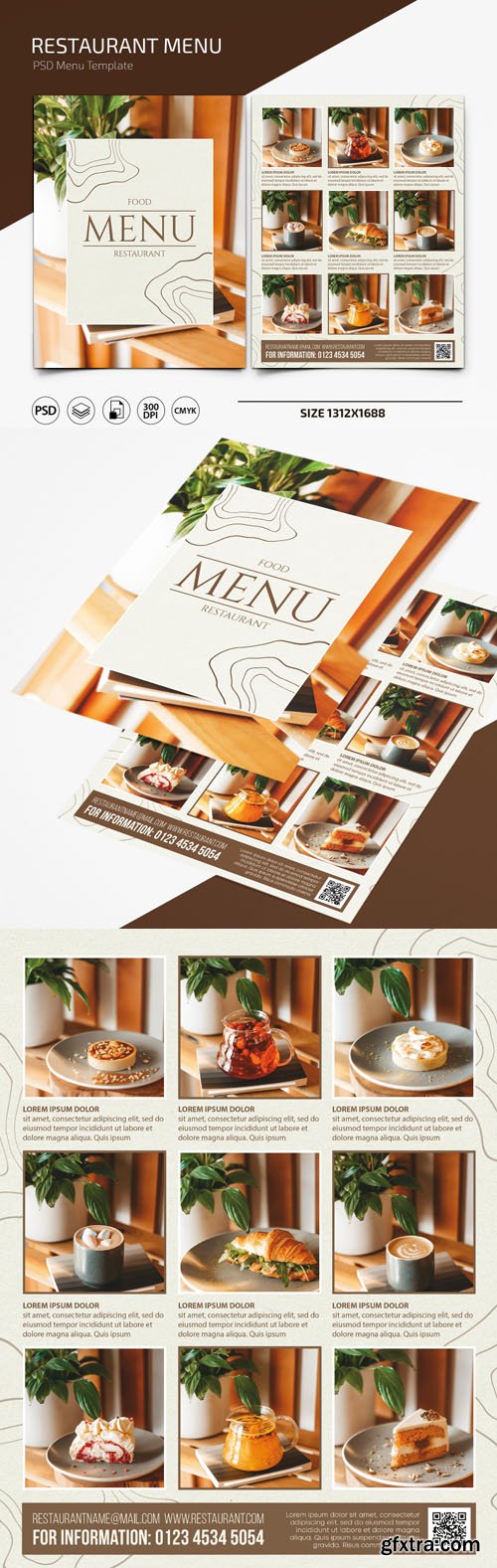 Food Menu Restaurant PSD Template