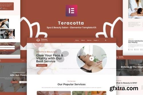 ThemeForest - Teracotta v3.4.3 - Spa & Beauty Salon - Elementor Template Kit - 33737357