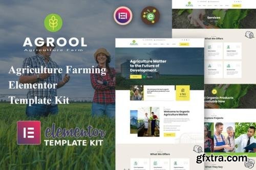 ThemeForest - Agrool v1.0.0 - Agriculture Farming Elementor Template Kit - 33720710