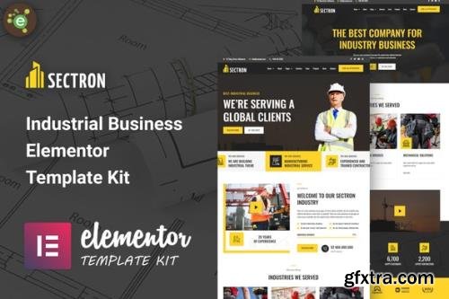 ThemeForest - Sectron v1.0.0 - Industrial Business Elementor Template Kit - 33721318