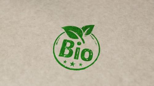 Videohive - Bio natural and organic stamp and stamping - 33732942 - 33732942