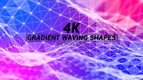 Videohive - Gradient Waving Shapes - 33733193 - 33733193