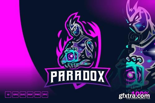 Galaxy Mascot Logo design template