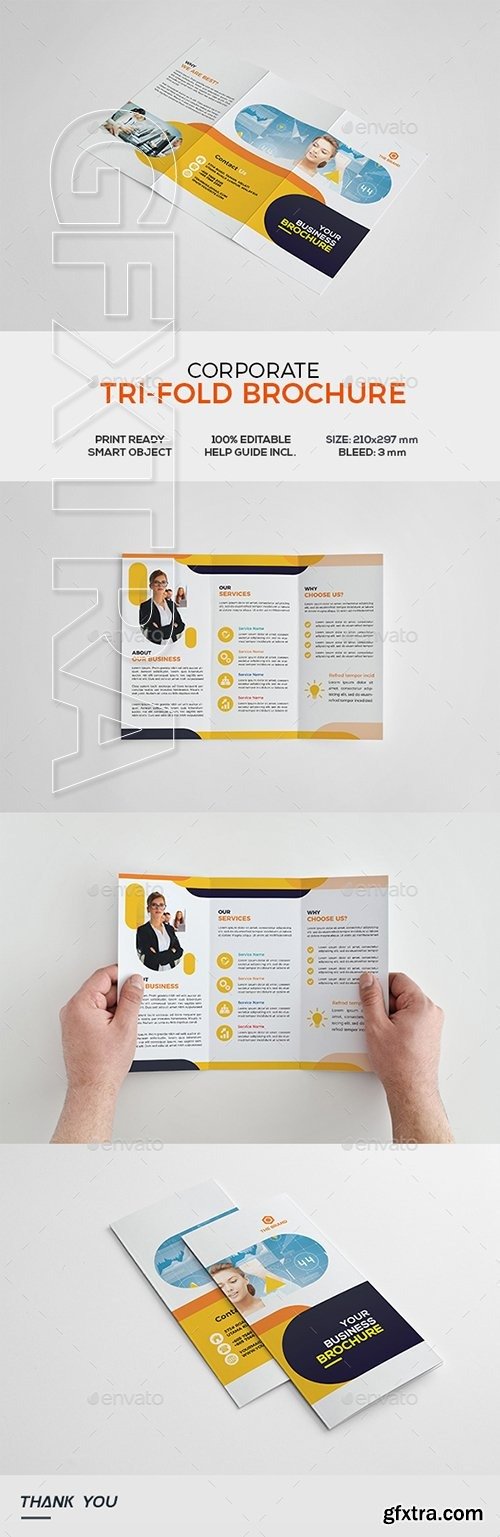 Graphicriver - Corporate Trifold Brochure 22106774