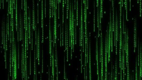 Videohive - Green Matrix - QHD Background - 33749977 - 33749977