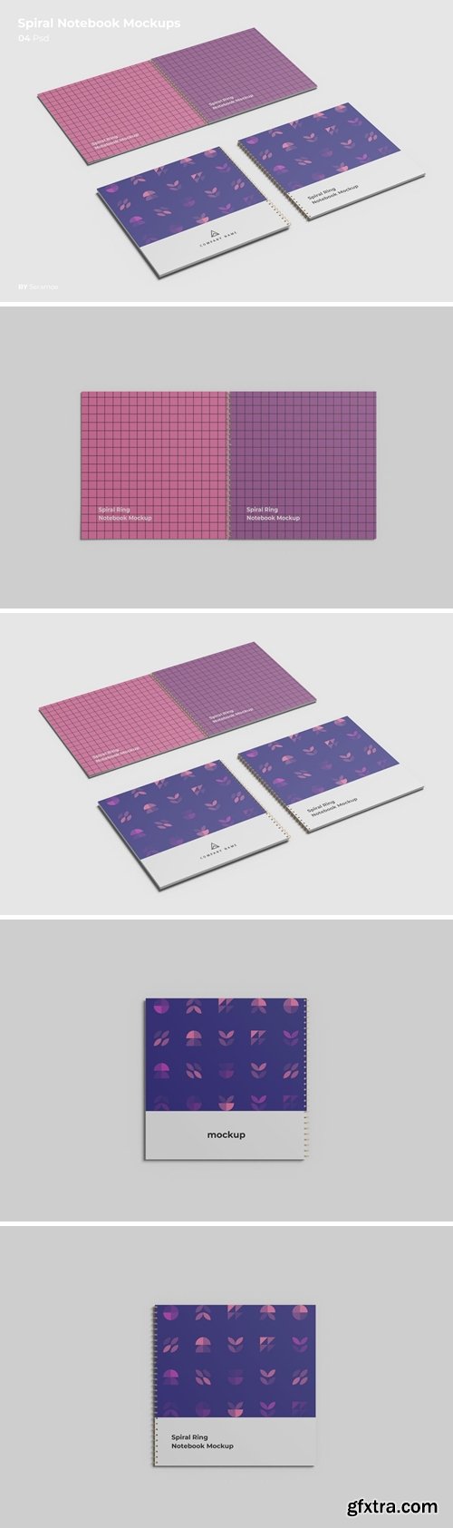 Spiral Notebook Mockups