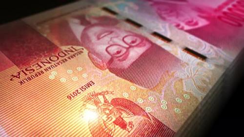 Videohive - Indonesian Rupiah money counting seamless loop - 33759324 - 33759324