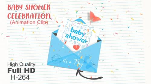 Videohive - Baby Shower Celebration - Baby Boy - 33789412 - 33789412