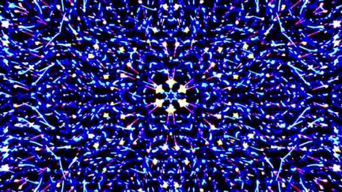 Videohive - Bright abstract light flickering streaks set blue color, kaleidoscope - 33790171 - 33790171