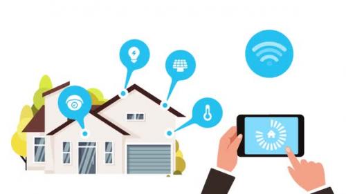 Videohive - Smart Home technology Animation - 33790522 - 33790522