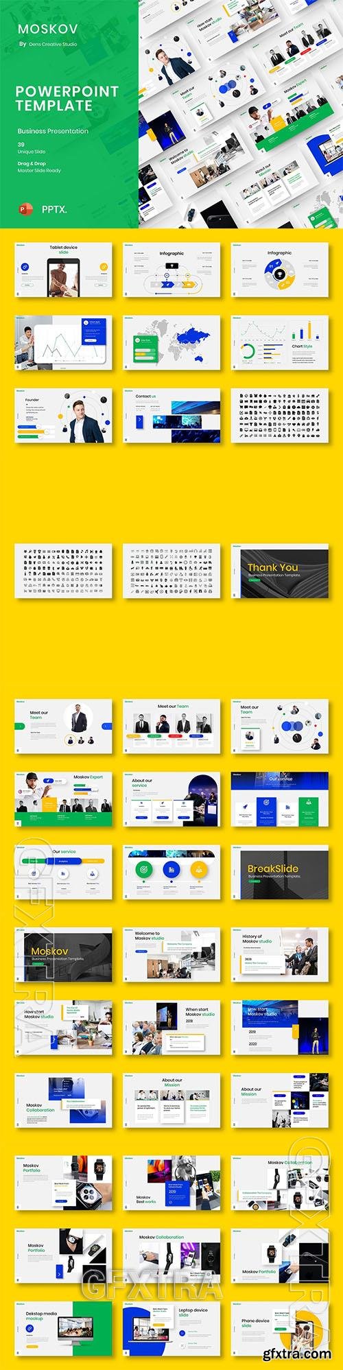 Moskov – Business Powerpoint, Keynote and Google Slides Template