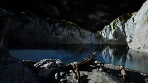 Videohive - Fjord with Dark Storm Clouds - 33799389 - 33799389