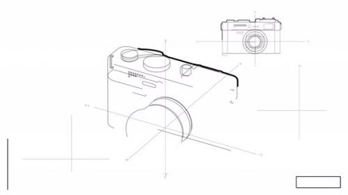 Videohive - Generic Photographic Camera Blueprint Animated Elements - 33065510 - 33065510