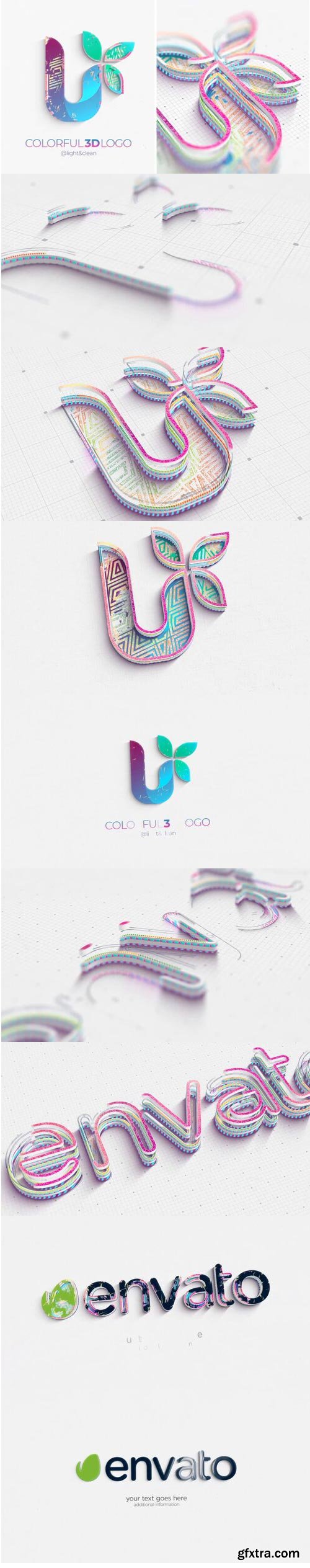 Videohive - Colorful 3D Logo Reveal - 33021950