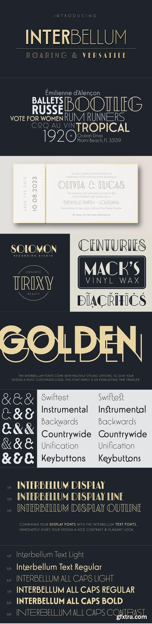 Interbellum Font Family