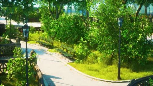 Videohive - Peaceful Park in the City - 33711298 - 33711298