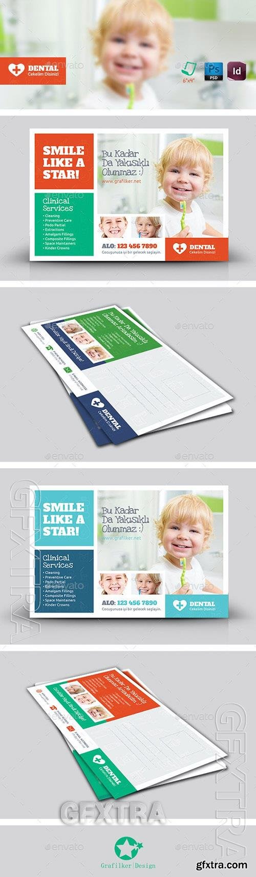 Kids Dental Postcard Templates 8987810