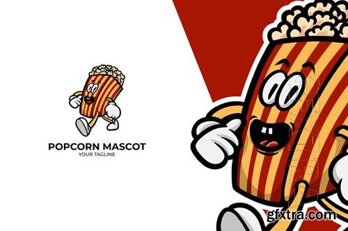 Popcorn Logo Mascot design templates