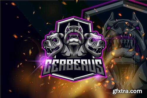 Cerberus E-sport Logo Template