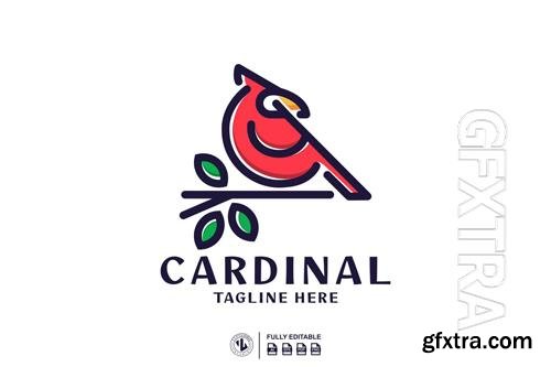 CARDINAL LINE ART LOGO TEMPLATES design templates