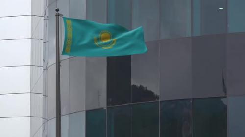 Videohive - Kazakhstan Flag Background 2K - 33712466 - 33712466