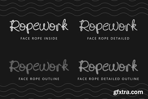 Face Rope Typeface