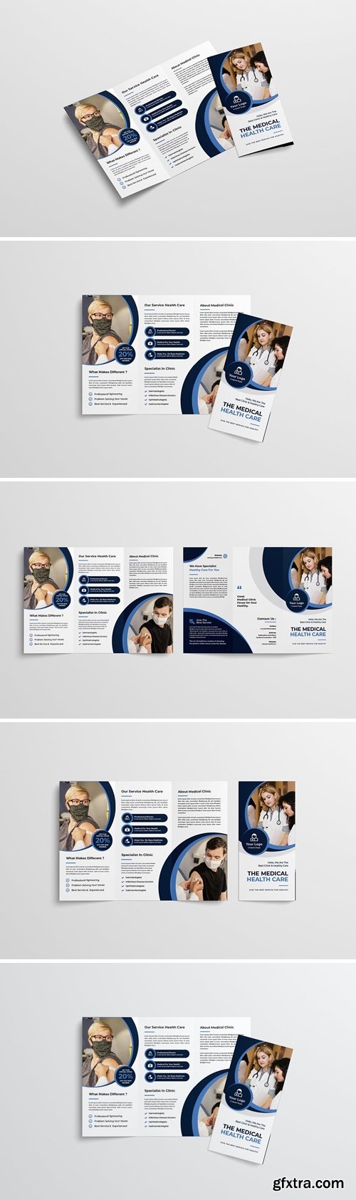 Medical Clinic & Health Care Trifold Brochure