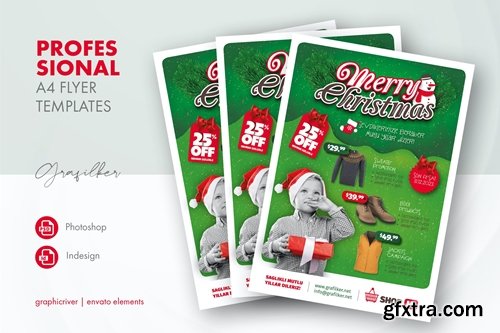 Christmas Shopping Flyer Templates