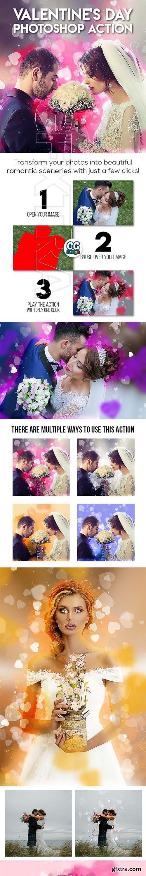 GraphicRiver - Valentines Day Photoshop Action 21277793