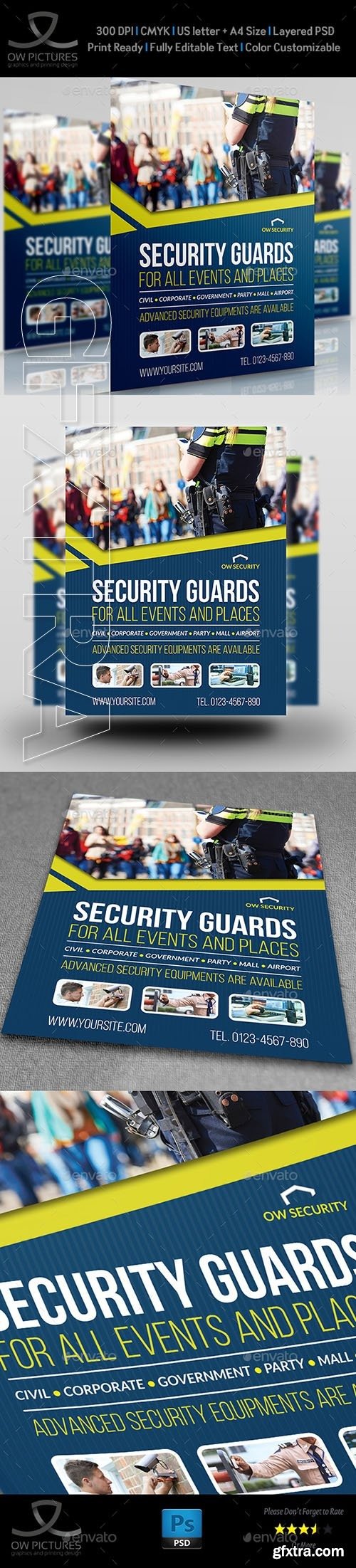 GraphicRiver - Security Guards Flyer Template 21263322