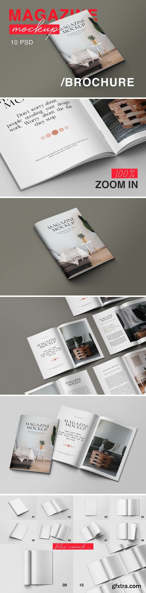 A4 Magazine Mockups