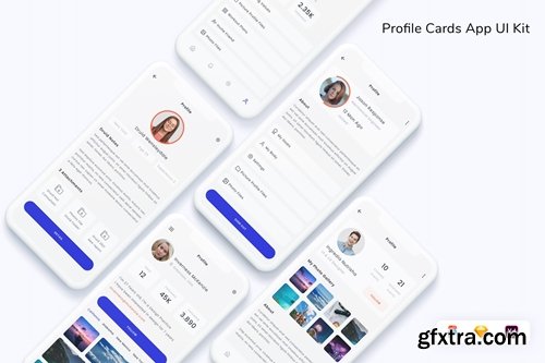 Profile Cards App UI Kit