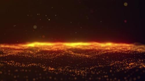 Videohive - Golden Glitter Sparkling Magic Light - 33718964 - 33718964