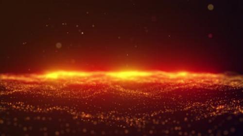 Videohive - Golden Glitter Sparkling Magic Light - 33718971 - 33718971