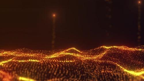 Videohive - Golden Glitter Sparkling Magic Light - 33719013 - 33719013